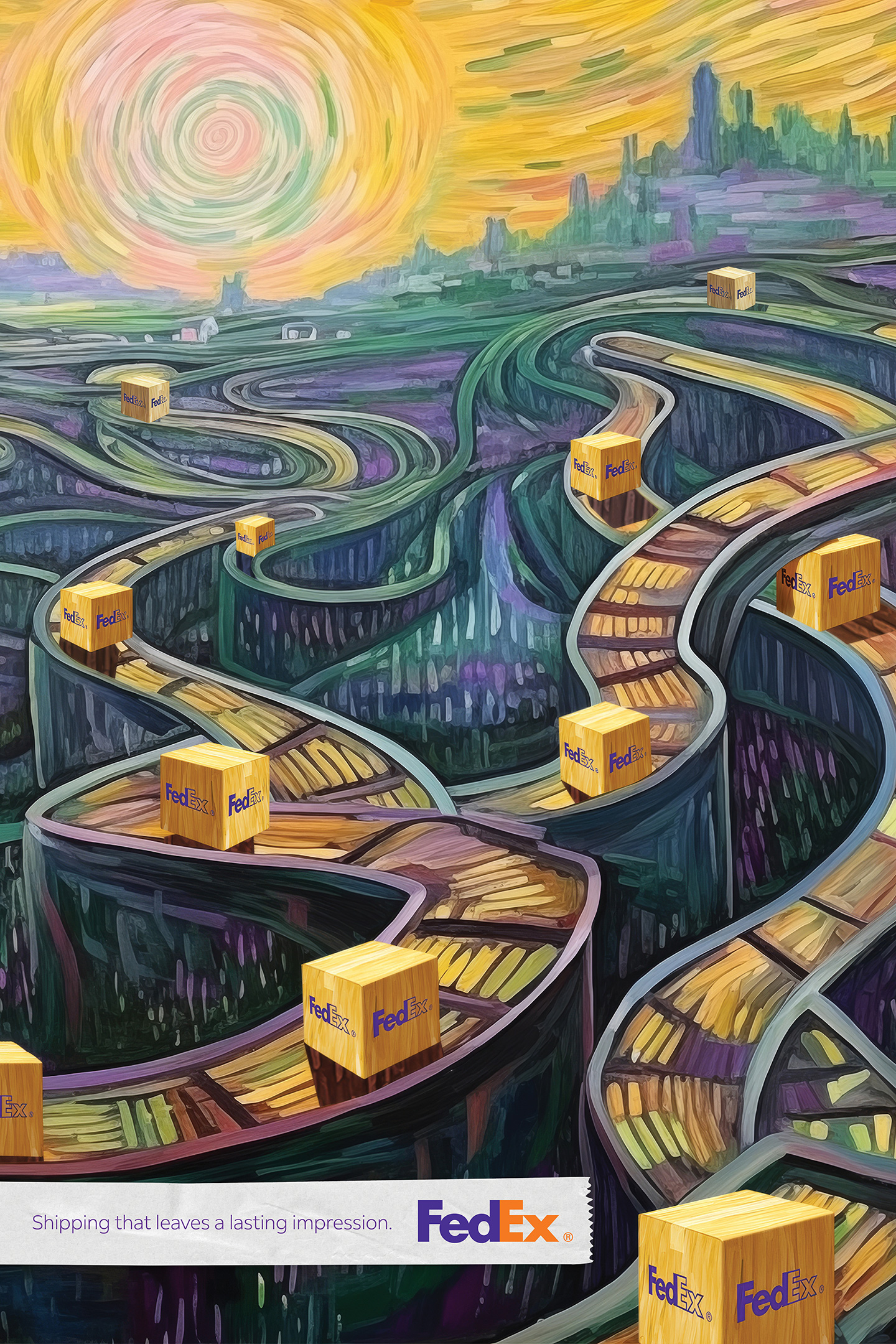 FedEx - Masterpiece Van Gogh